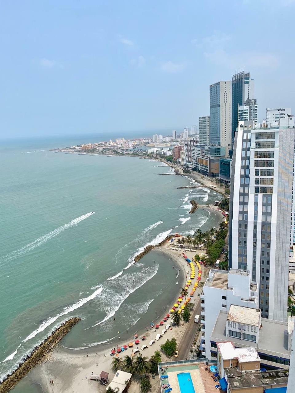 Apartamento 1 Bedroom Beach Front Luxury Apt Jacuzzi 32fl Bocagrande Cartagena